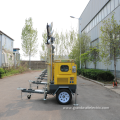7m mobile vertical telescopic structure light tower